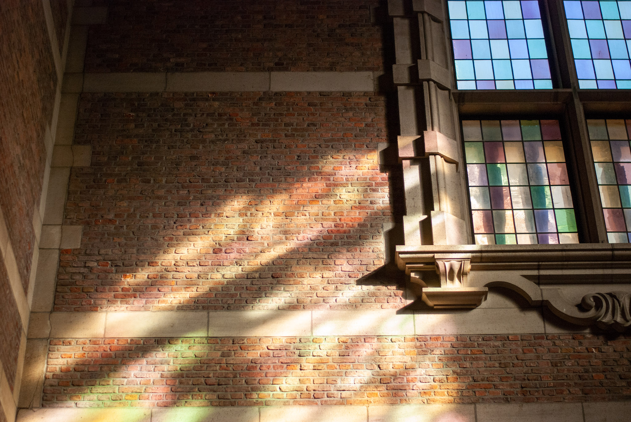 Reflect of church window